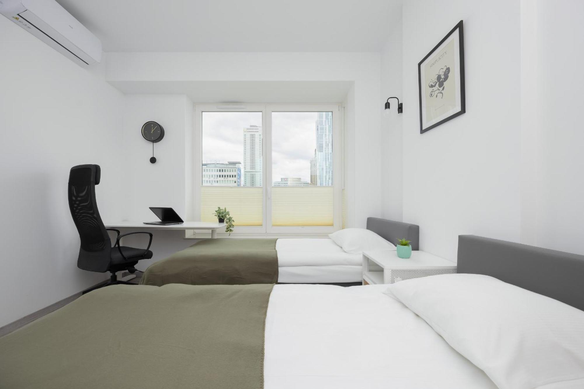 Apartament Z Widokiem Na Centrum 9 Pietro & Parking By Noclegi Renters Warszawa Eksteriør bilde